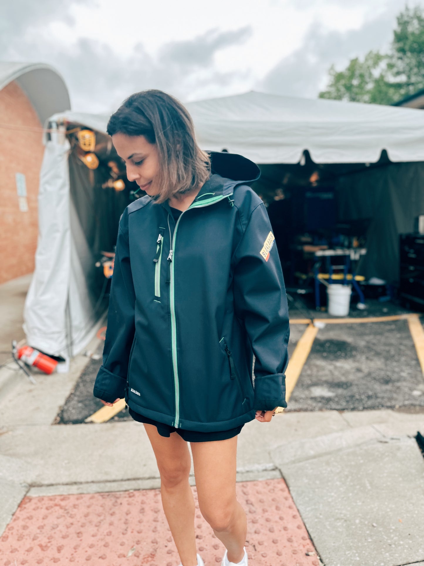 Blaklader Make48 Navy Raincoat